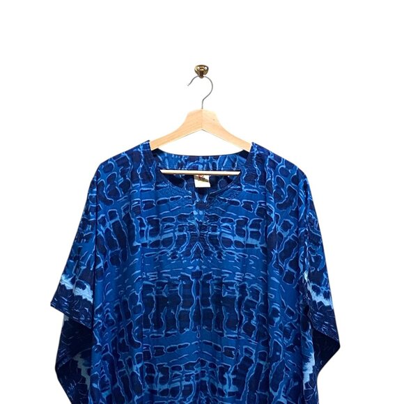 Rima Beachwear Kaftan Blue One Size - Picture 5 of 11